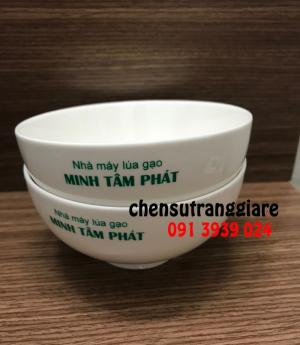 Chén sứ trắng quảng cáo, chén sứ trắng quà tặng, chén sứ trắng in logo