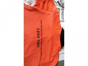 Áo thun đồng phục cam đen