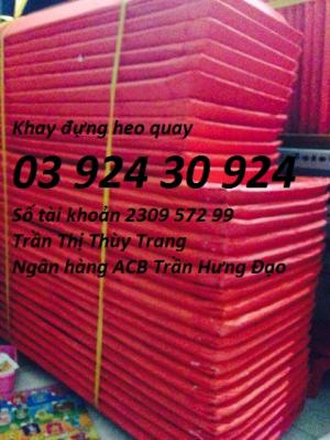 khay dựng heo quay xưởng sản xuất mâm heo quay Bình Tân