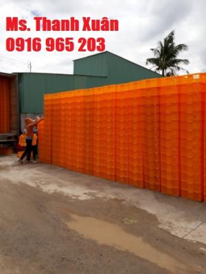 Sọt nhựa đựng rau củ, sóng nhựa hở