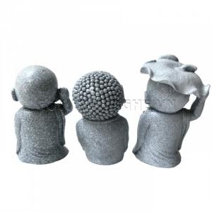 Tượng Đá Bộ Ba Chú Tiểu (Size Lớn - Đá Xám)
+ Kích thước:
- Tượng chú tiểu đứng: Dài 7 x Rộng 6 x Cao 12 (cm)
- Tượng chú tiểu cười: Dài 7 x Rộng 6 x Cao 12 (cm)
- Tượng chú tiểu đội lá sen: Dài 8 x Rộng 8 x Cao 13 (cm)
GIÁ: 365.000₫ / 1BỘ