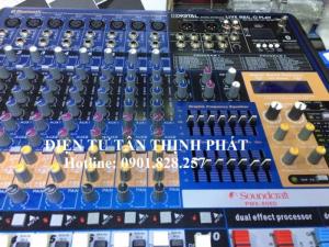 Bàn mixer liền công suất soundcraft PMX-806D 8 line