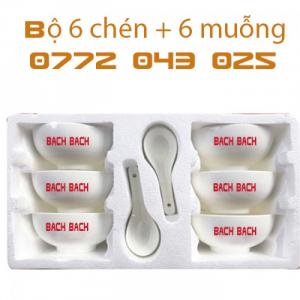 đặt bộ 6 chén 6 muống làm quà tặng