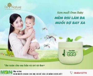 Kem Muỗi Oran Cho Mẹ Và Bé Xài Cả Năm Chưa Hết
