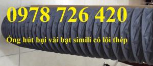 Ống hút khí vải simili gân thép