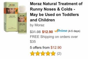 Moraz Nose Ease trên amazon