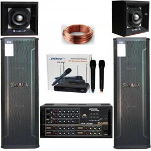 Dàn karaoke yamaha + âm ly jarguar 506n công suất 1080w