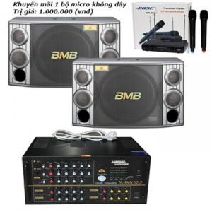 Dàn Karaoke Bmb 1000se + Âmly Jarguar Pa 506n Míc Bose