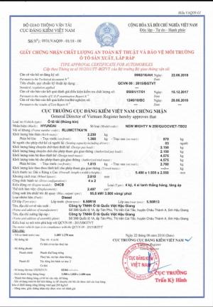 New Mighty N250 - XE TẢI THÀNH PHỐ