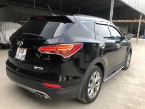 Bán Hyundai Santafe 4WD 2.4AT máy xăng màu đen VIP số tự động 2 cầu sản xuất 2015