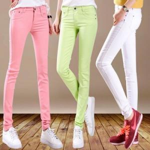 Quần jean nữ màu sắc đa dạng