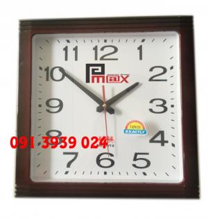 Đồng hồ treo tường hình tròn 30 cm, đồng hồ in logo theo yêu cầu