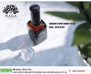Serum điện vi giúp giữ độ ẩm,giảm mụn nám hiệu quả sau 14 ngày