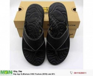 Dép kẹp Dr.Martens 2A92 Packers (ĐEN) sale 50%
