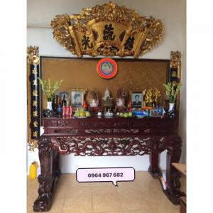 Cuốn thư câu đối sơn thiếp
