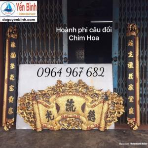 Cuốn thư câu đối sơn thiếp