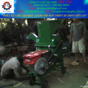 Máy băm cành nhánh cây Cơ khí Tân Tiến