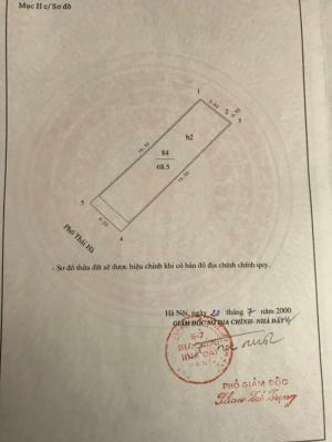 Nhà mặt phố Thái Hà 6 tầng DT68,5m2 MT4,2m