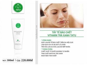 Tẩy tế bào chết vitamin trà xanh Tatu giúp loại bỏ tế bào chết hiệu quả