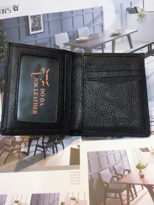 Ví Đứng Nam Da Bò