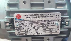 Mô tơ điện 1 pha Enertech ESS632-4 công suất 0.25HP