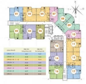 Cần bán căn hộ 75m2 chính chủ, KĐT Nghĩa đô, Hoàng Quốc Việt.