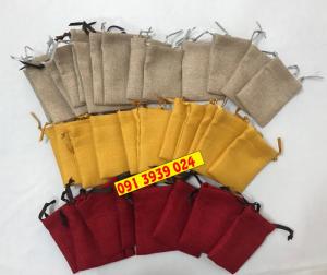 May túi dây rút đựng nữ trang, túi dây rút kích thước nhỏ đựng quà