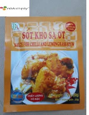 Sốt kho sả ớt 50g