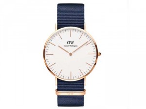 Đồng hồ nữ Daniel Wellington Classic BAYSWATER dây Nato (màu Midnight Blue)
