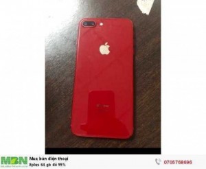 Điện thoại iphone 8plus 64 gb đỏ 99%