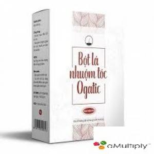 Bột lá nhuộm tóc Ogatic (Màu nâu đỏ)