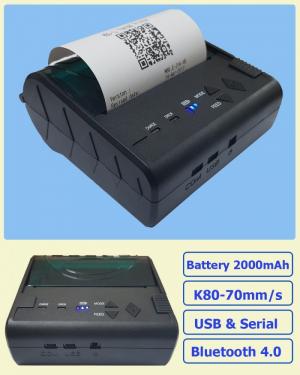 Máy In Bill Bluetooth Mini Printer POS-8003DD