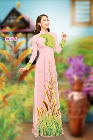 Vải áo dài đẹp in 3D AH LUA