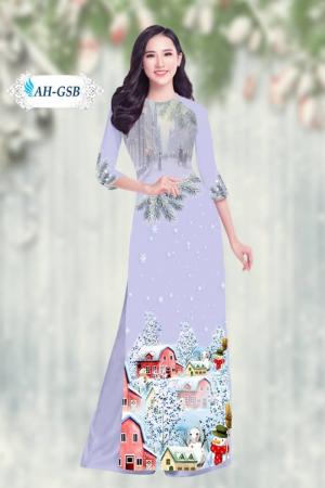 Vải áo dài đẹp in 3D AH GIANG SINH
