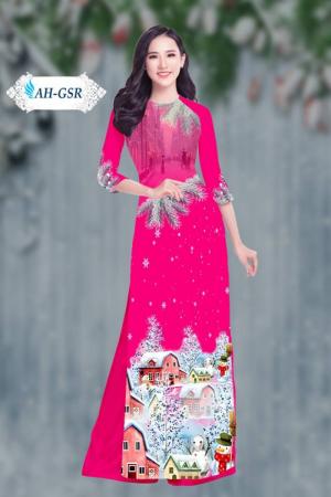 Vải áo dài đẹp in 3D AH GIANG SINH