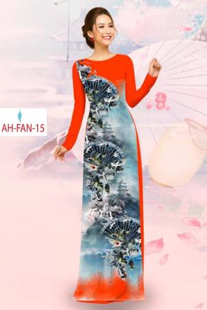 Vải áo dài đẹp in 3D AH FAN