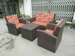 Bộ sopha đan giả mây bao sang bao rẻ
