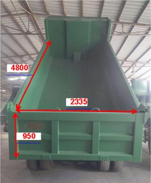 Xe ben 4 chân Howo 371D