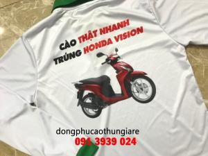 May áo thun đồng phục quán ăn, báo giá may áo thun giá rẻ, xưởng may áo thun