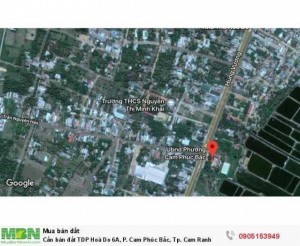 Cần bán đất TDP Hoà Do 6A, P. Cam Phúc Bắc, Tp. Cam Ranh