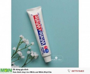 Kem đánh răng Lion White and White Nhật Bản ( Hàng Chính Hãng xách tay )