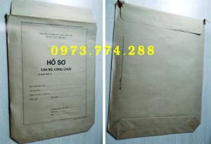 Bán vỏ hồ sơ cán bộ công chức viên chức