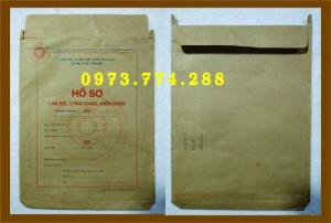 Bán vỏ hồ sơ cán bộ công chức viên chức