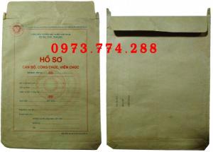 Bán vỏ hồ sơ cán bộ công chức viên chức