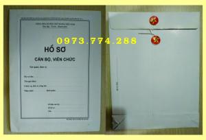 Bán bìa hồ sơ cán bộ công chức