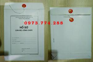 Bán bìa hồ sơ cán bộ công chức
