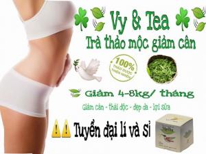 trà thảo dược giảm cân vy & tea