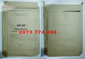 Bán vỏ hồ sơ cán bộ viên chức
