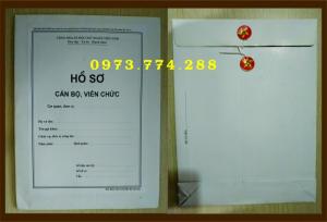 Bán buôn - bán lẻ, sỉ, bộ Hồ sơ Cán bộ, Công Chức, Viên Chức có dấu tròn đỏ