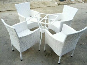 Bàn ghế cafe giả mây giá rẻ